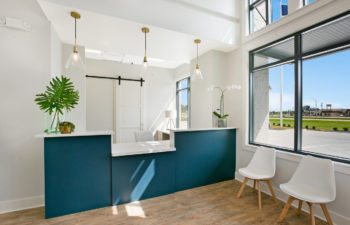 Reception desk at Southern Oaks Family Dental Care